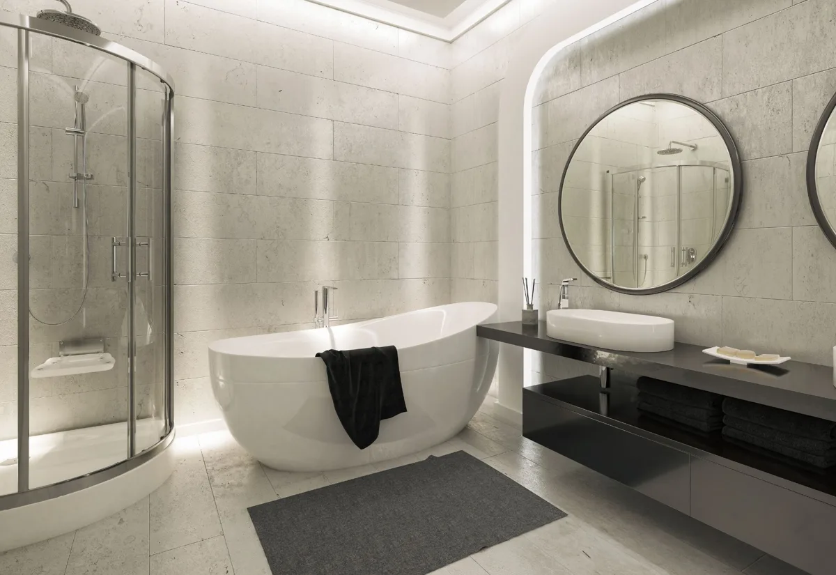 Bathroom remodeling project 3