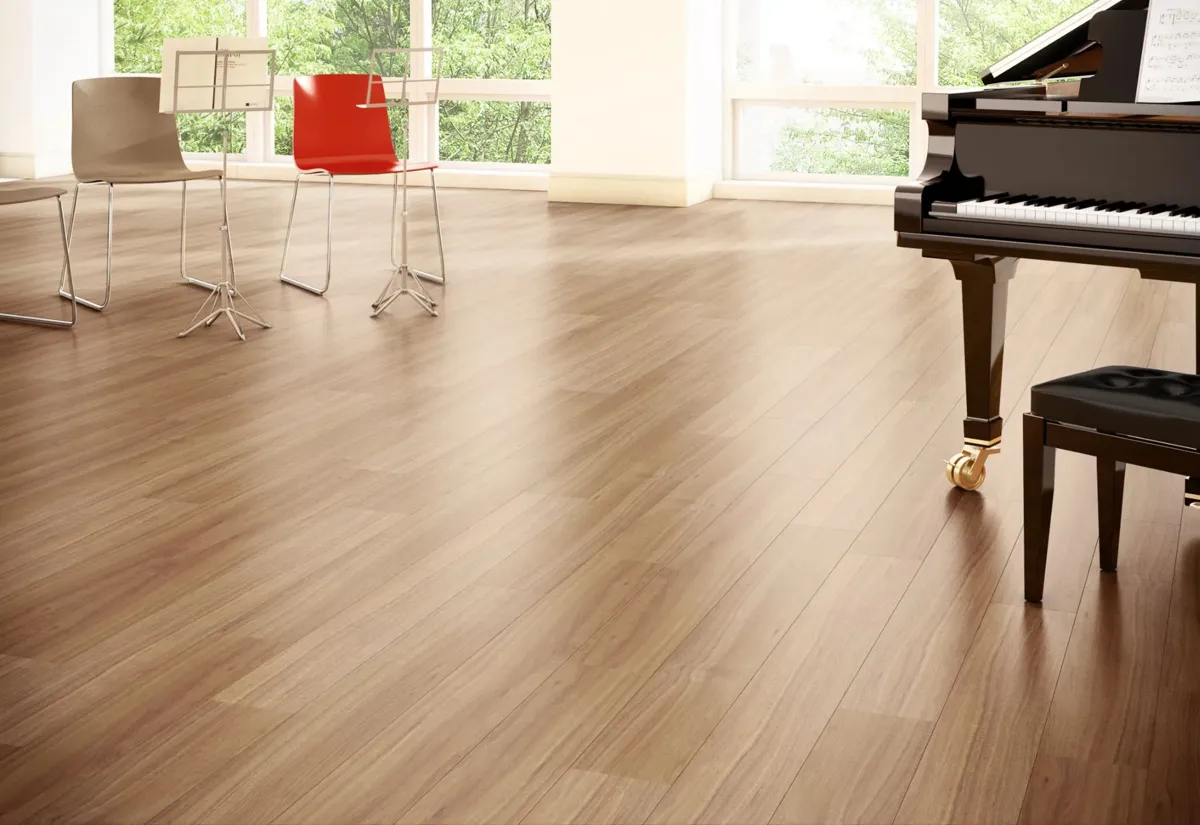 Laminate flooring project by our crew